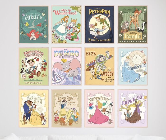 Immerse Yourself In Nostalgia With Vintage Disney Posters: Relive The Magic Of Classic Disney Films!