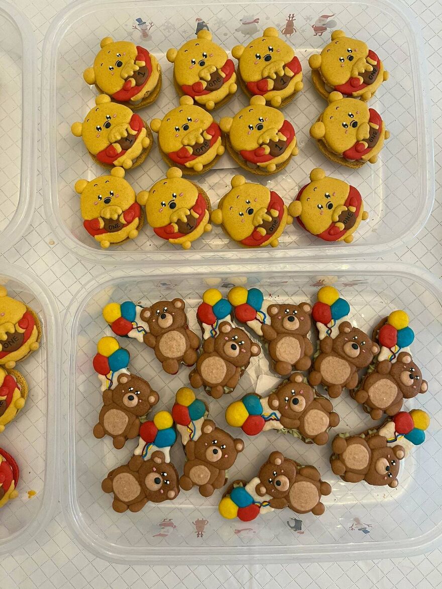 Macarons For My Son's Bear Themed Birthday