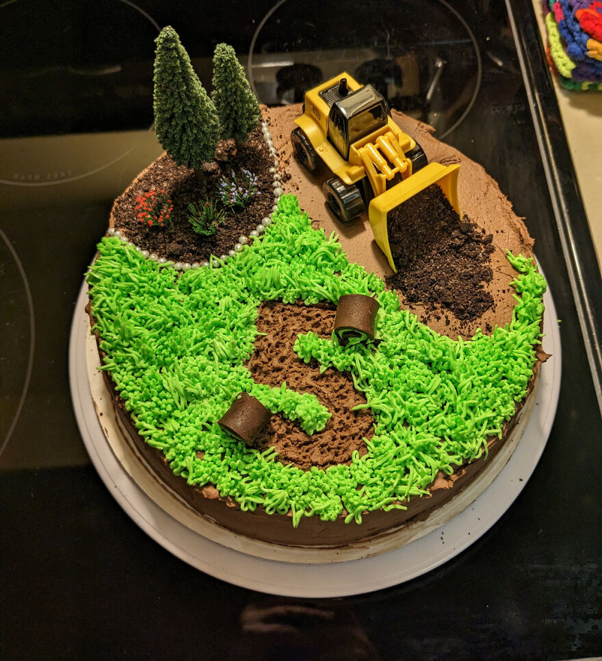 Cake For My Buddy's Landscaping Business!