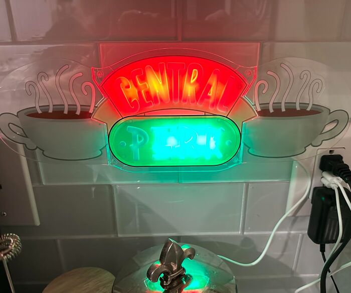 Bring Friends Home: Wall Mountable Central Perk Neon Light Shines Bright!