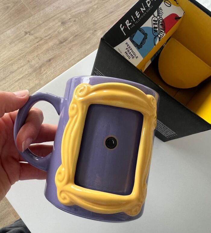 Coffee Break With Friends: Monica’s Iconic Purple Door Mug Awaits!