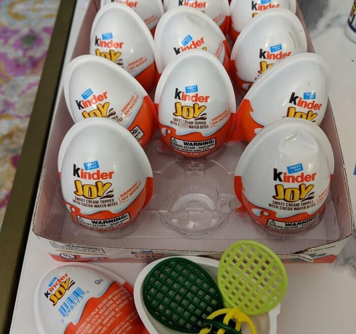 Sweet Surprises Await: Bulk 15 Kinder Joy Eggs For Treats And Toys!