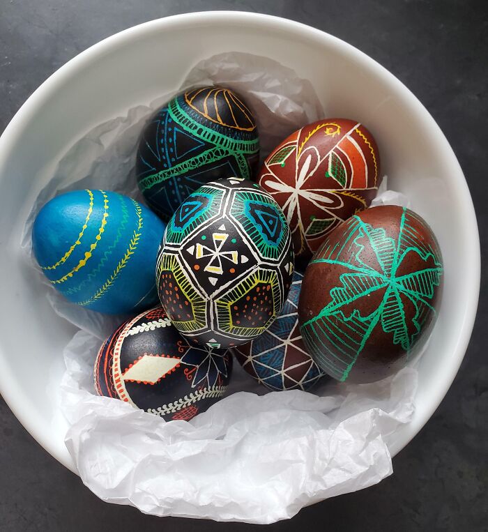 Ukrainian-Style Easter Eggs