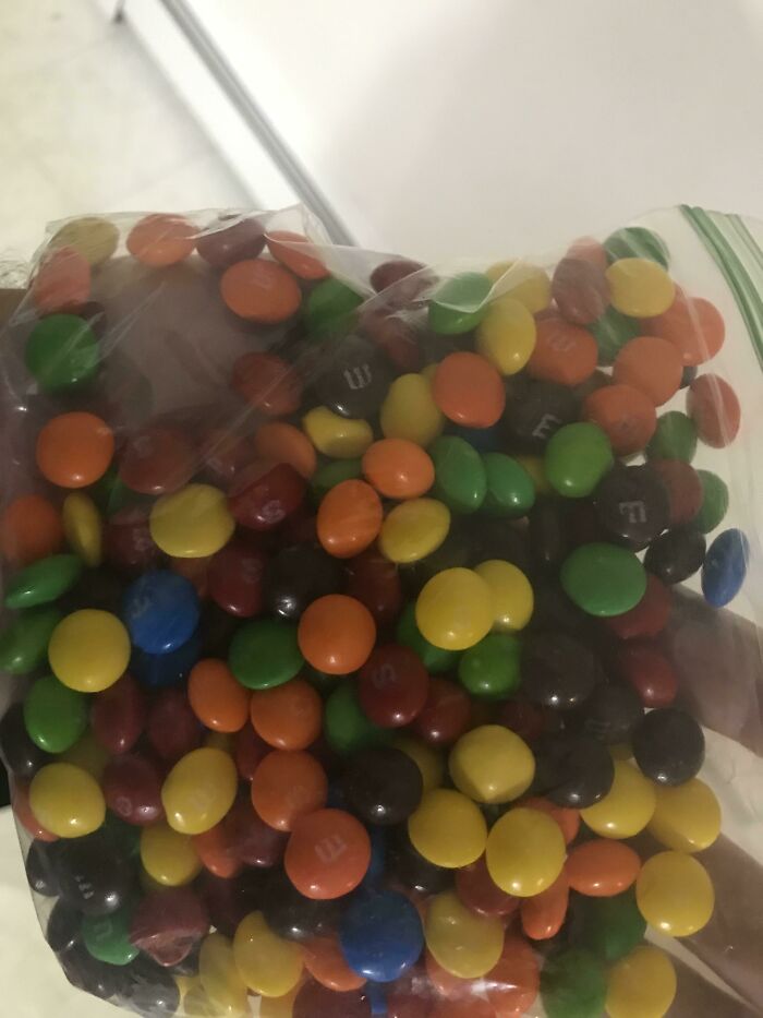 My Wife Thinks It Is Ok To Mix M+m’s With Skittles
