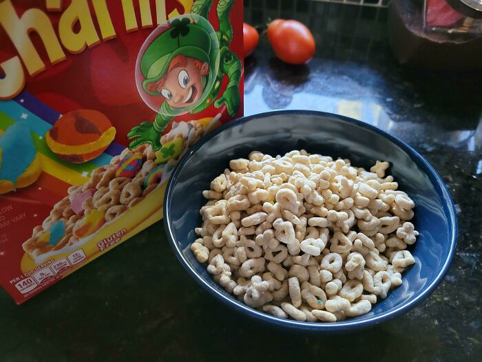 My Wife Sits And Eats All The Marshmallows Out Of The Lucky Charms And Puts The Barren Cereal Back In The Pantry