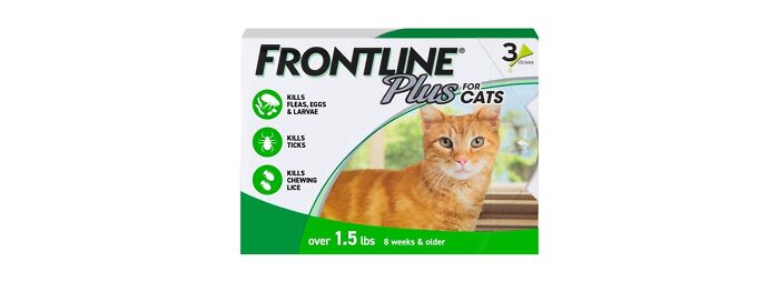 Frontline Plus Flea And Tick Spot Treatment For Cats