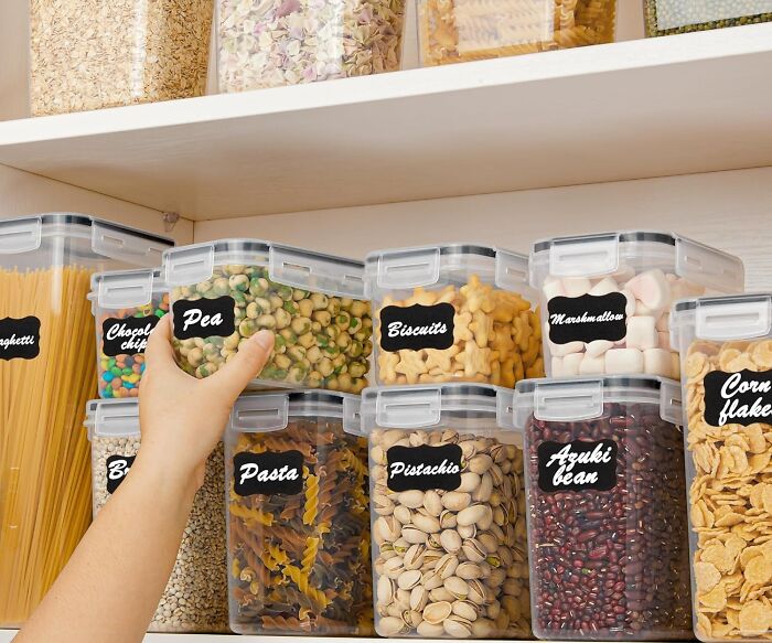Effortless Organization With Plastic Dry Food Canisters: Perfect Pantry Solutions For Tidy Kitchens