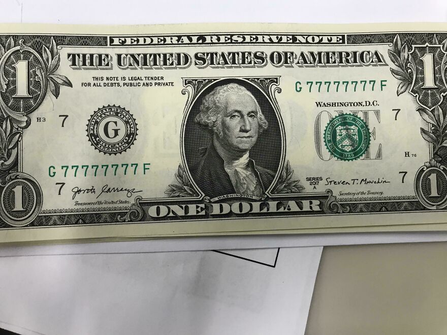 All 7’s Serial Number Found At Work