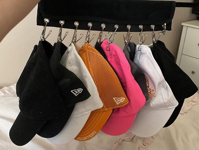 Keep Your Headwear Neat And Accessible With The Hat Organizer Hanger: Declutter Your Space In Style