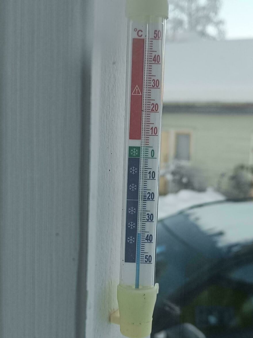 It's -36 Celsius In Finland Today