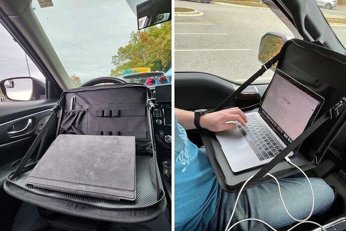 Turn Your Backseat Into A Workspace With JOYTUTUS — The Car Office For The Busy Bee!
