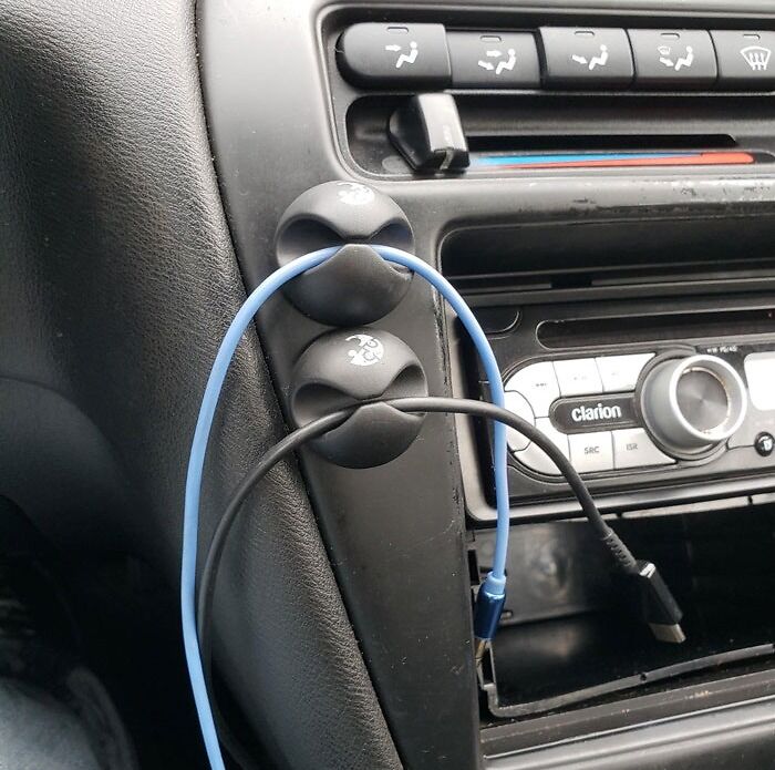  Cord Organizer, Because Cables Don't Have To Take Over Your Car