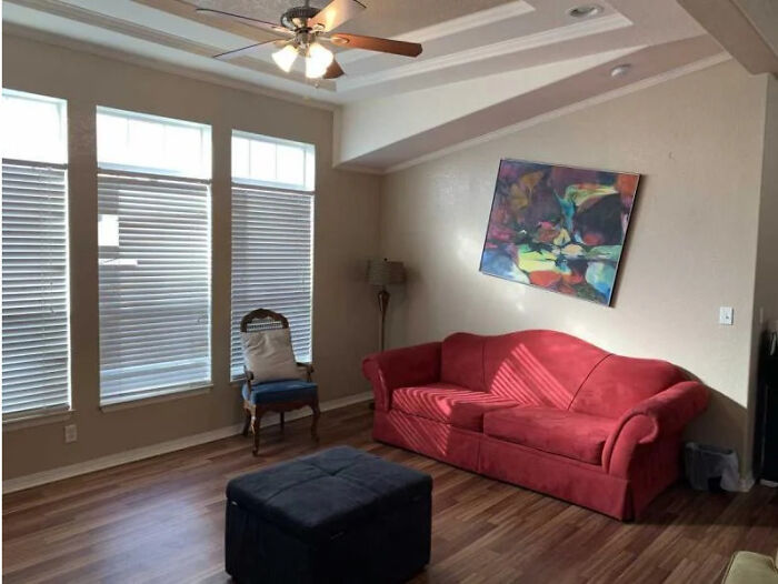 Life Pro Tip - Use Two Nails To Hang A Large Framed Piece Of Art