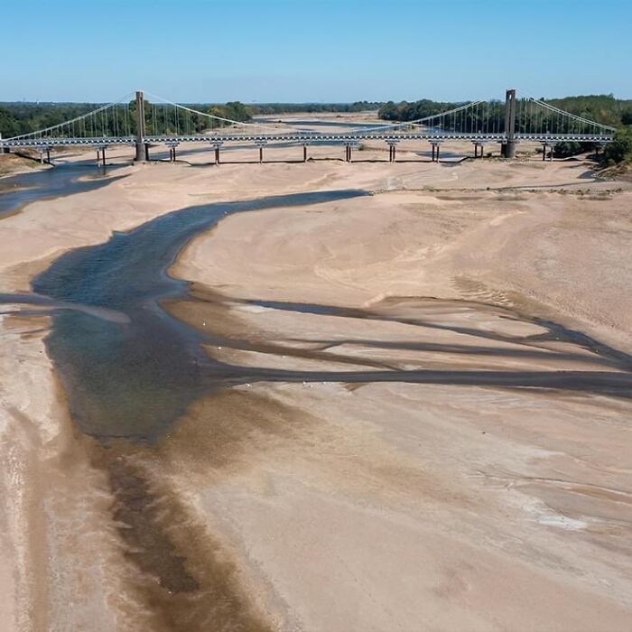 The River Loire Today, Loireauxence, Loire-Atlantique, France