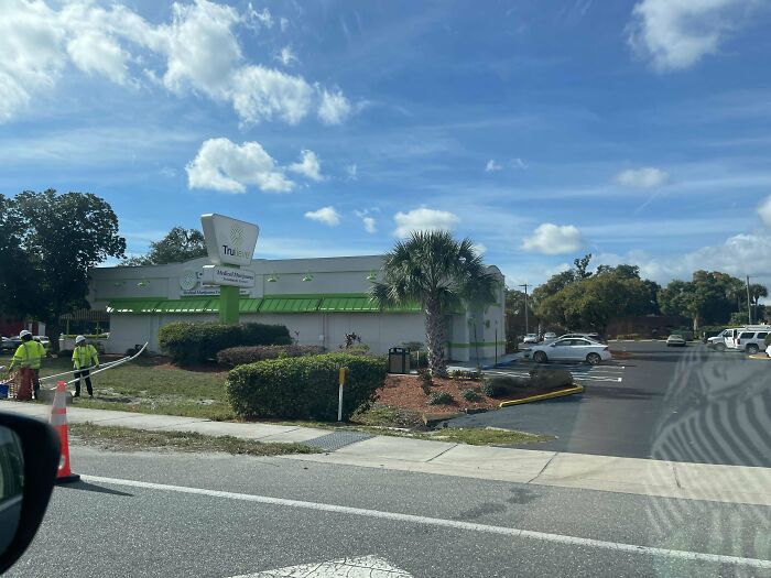 Former Village-Inn, Now Cannabis Dispensary. Tampa, Afk