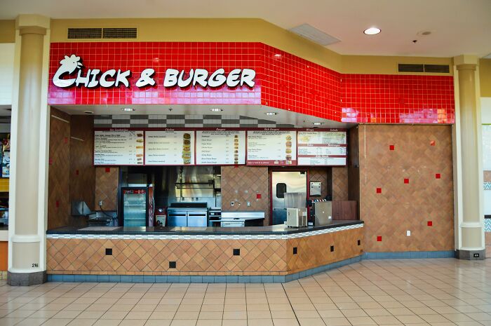 "Chick & Burger" In A Former Chick-Fil-A At The Former Virginia Center Commons Mall