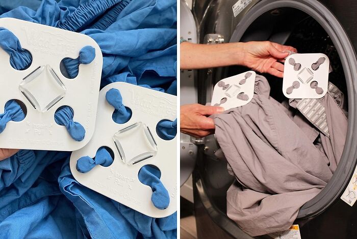 Say Goodbye To Laundry Tangles: Bed Sheet Detangler For Smooth, Tangle-Free Washing