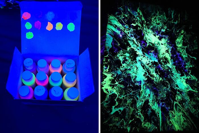 Brighten The Night With Gencrafts Neon Acrylic Pouring Paint
