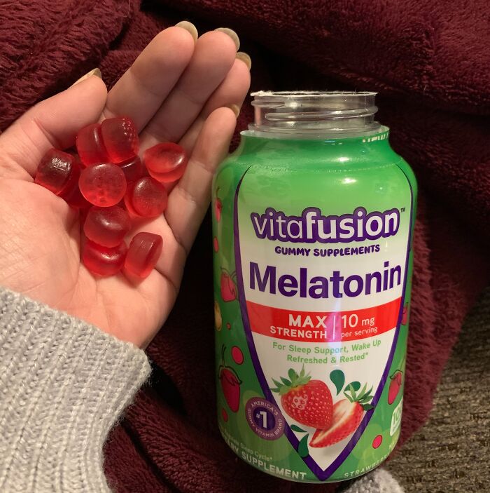 Nighty-Night Bites: Strawberry Melatonin Gummies For Zzz's On Max!