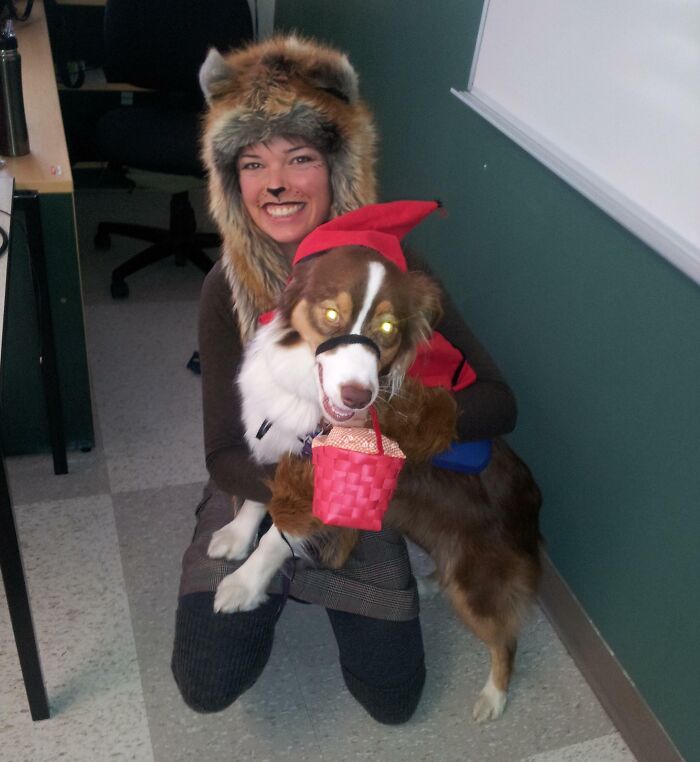 My Teacher And Her Service Dog Were Too Cute Today