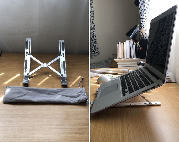 Elevate Your Workstation With Sleek Laptop Holder Riser Computer Tablet Stand