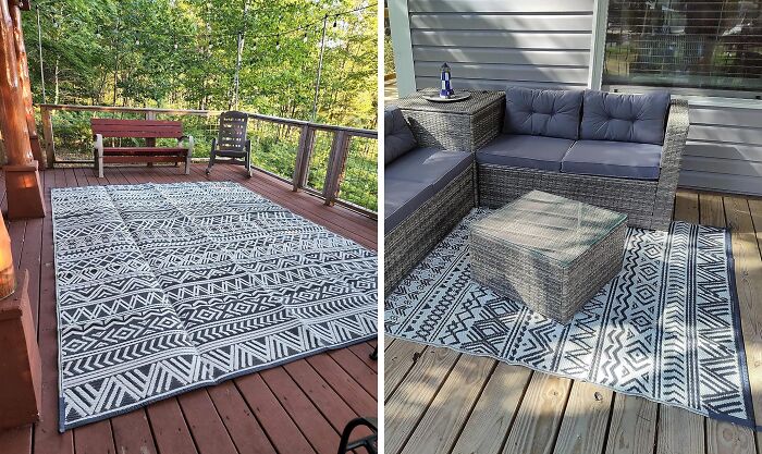 Montvoo Elegance Outdoor Rug: From Beach To Balcony In Style
