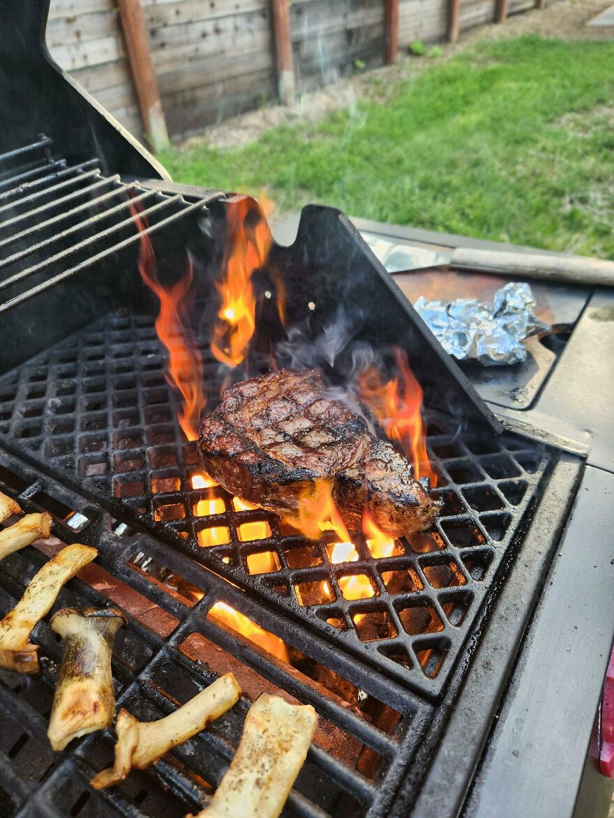 Ribeye On The Grill In Sonoma