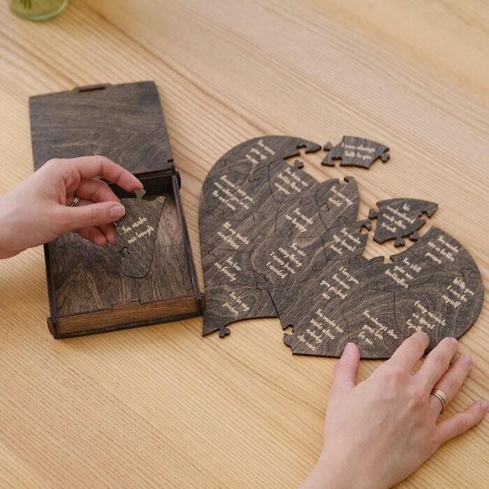 Bridge The Distance: A Romantic Puzzle Gift To Reveal Why You're Loved, Piece By Piece!