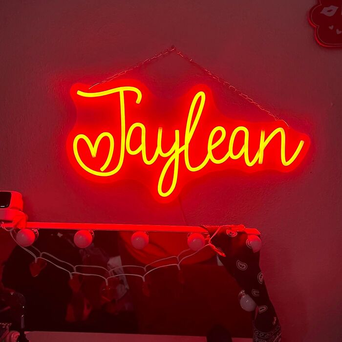 Glowing Personal Touch: Custom Neon Sign - Illuminate Your Space With Customizable Wall Decor