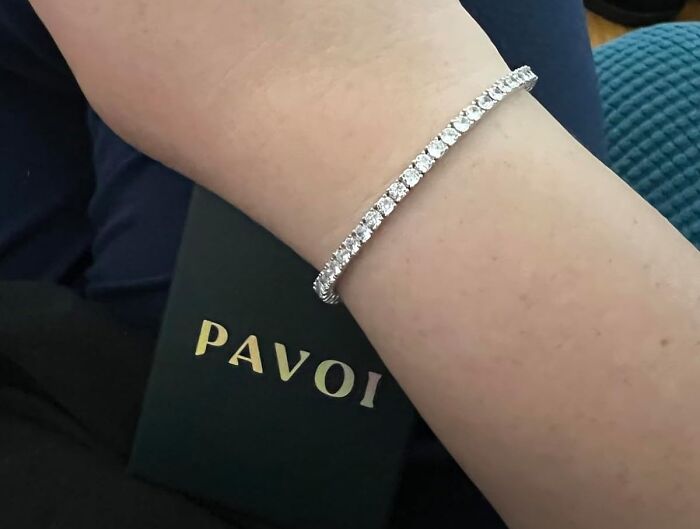 Why Venture Deep Into The Caverns Of Your Wallet For A Swarovski When Pavoi's 14k Classic Tennis Bracelet glimmers With Equal Finesse At A Fraction Of The Price? A Fool's Quarry!