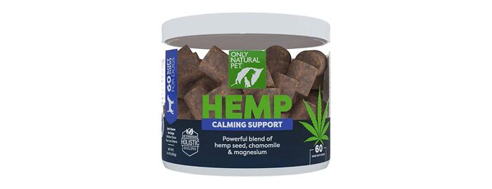 Only Natural Pet Hemp Soft Bites calming treats for dogs
