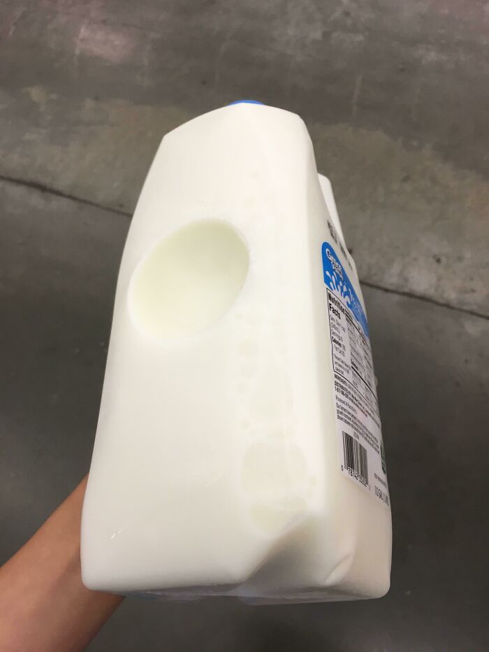 What Is This Big Hole That Is Usually Found On Milk Cartons?