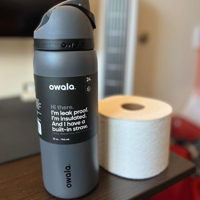 Keep Hydrated While On The Move With Owala Freesip Insulated Stainless Steel Water Bottle 