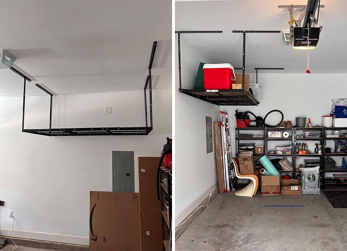 Finally, A Place For Your Once-A-Year-Items – Fleximounts Overhead Garage Storage Ceiling Rack