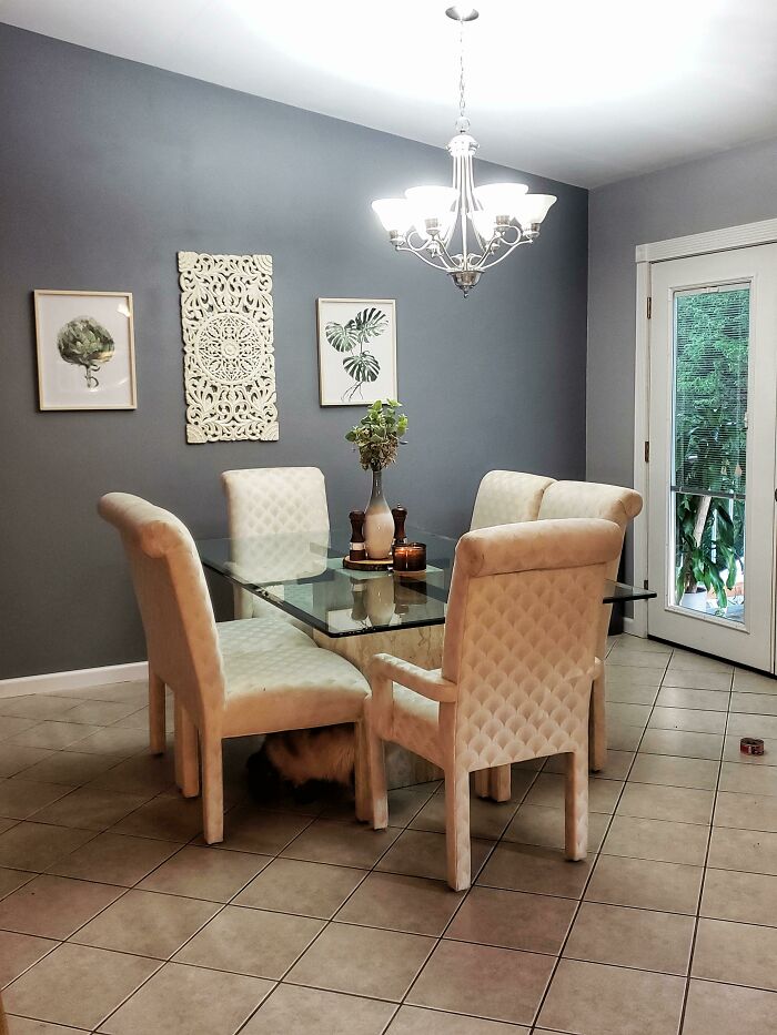 First House, Fresh Paint, Thrifted Dining Set