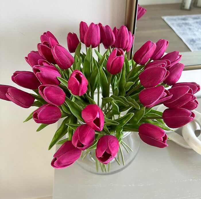 Brighten Your Space With Artificial Tulip Silk Fake Flowers: Enjoy The Beauty Of Tulips Year-Round, Without The Maintenance