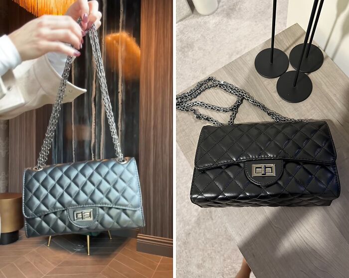 Farewell, Financial Woes! Hello, Fabulous Find! With This Stylish Leather Clutch Purse In Your Arsenal, You’re Channeling Those Chanel Vibes Prominently – Because Shopping Smart Is Always In Vogue