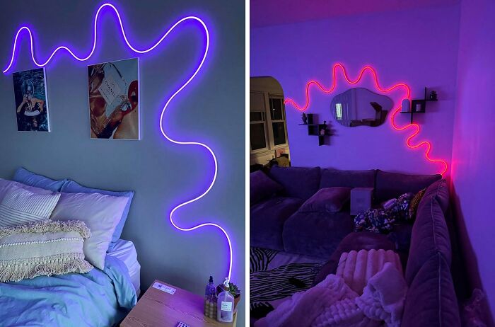 Achieve That Coveted Pinterest Aesthetic With These Stylish LED Neon Strip Lights