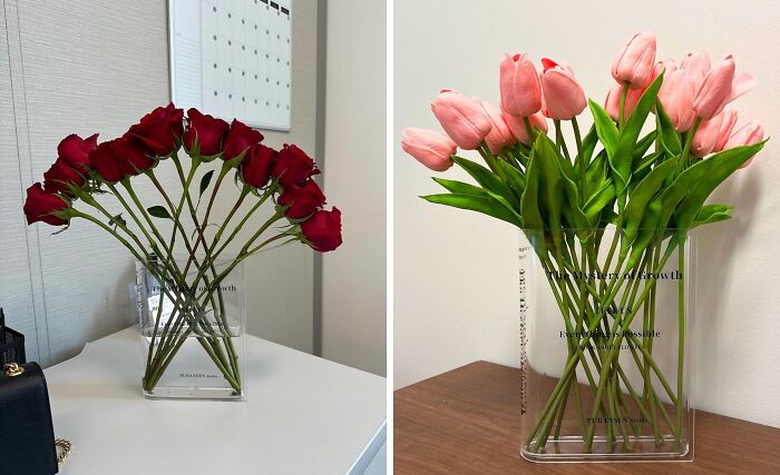 Books & Blooms Unite: This Bookend Vase Sweetens Your Shelf Space!