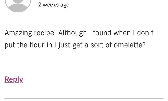 On A Recipe For Yorkshire Puddings Where The Only Ingredients Are Flour, Eggs, Milk And Oil