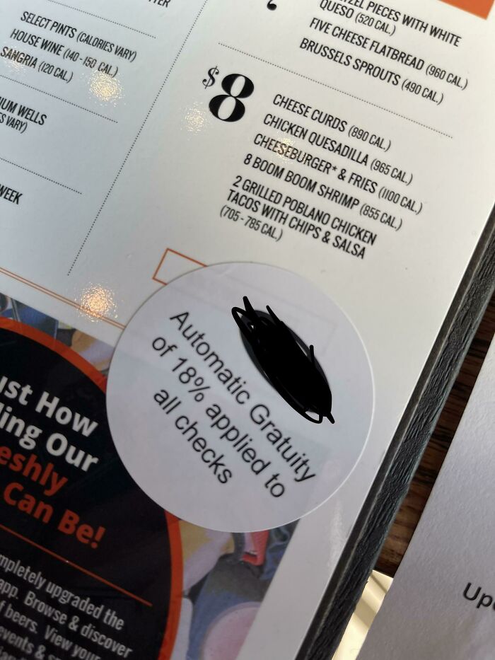 Restaurant In Baltimore Adds 18% Tip Automatically
