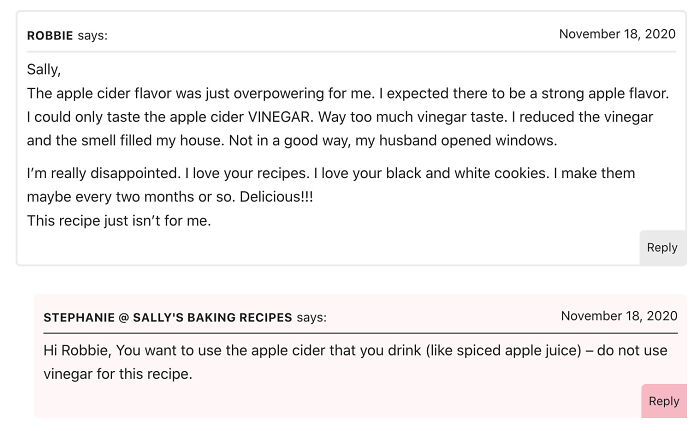 Made Apple Cider Whoopie Pies (Amazing!), Then Scrolled Down To Read The Other Reviews