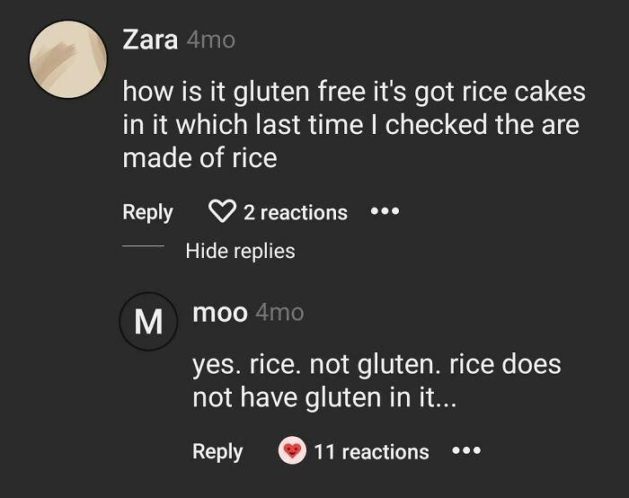 I Think You Lack A Fundamental Understanding Of What Gluten Is