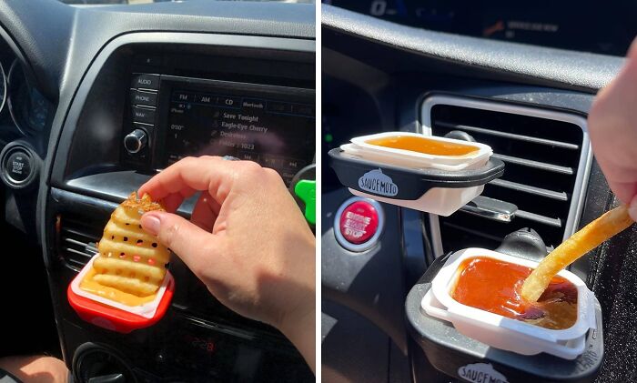 Never Miss A Dip: Saucemoto - Your In-Car Solution For Sauce Lovers!