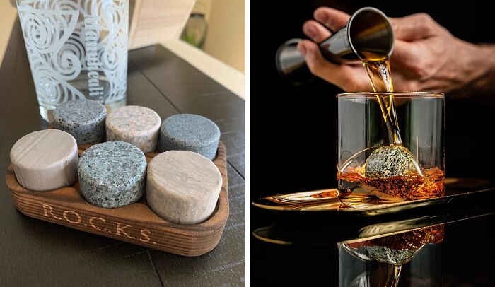 Cool Without The Melt: Premium Granite Whiskey Stones By R.o.c.k.s.!