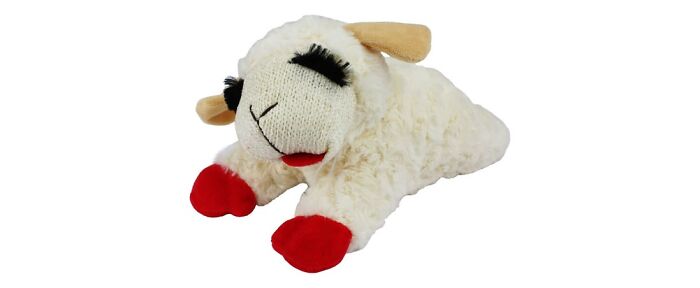 Multipet Lamb Chop Squeaky Plush Toy