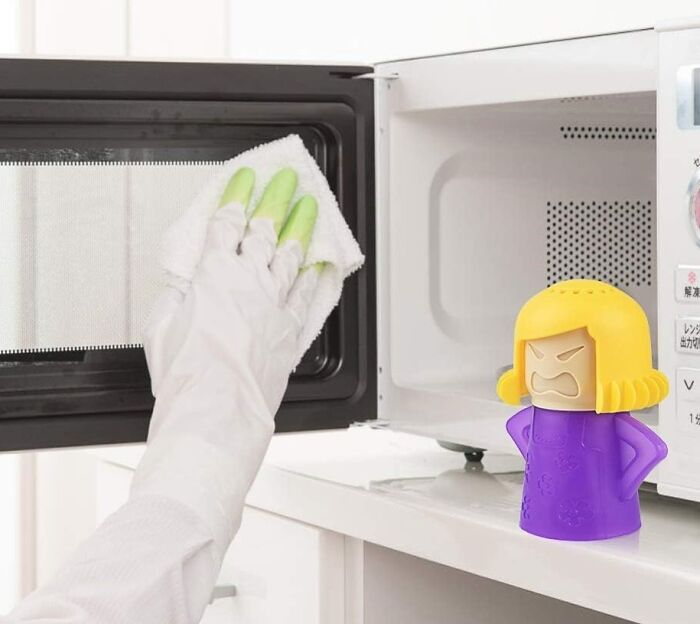 Steam Away The Mess: Angry Mom Microwave Cleaner Blasts Crud In Minutes!