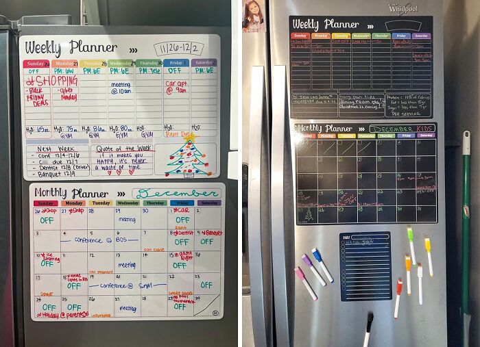 Claim Ownership Of Your Messy Life With Hivillexun Magnetic Calendars. Who Knew You Can Get It Together In A Snap?