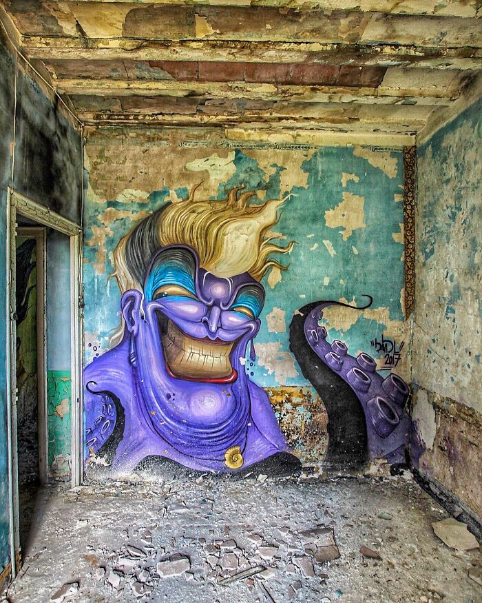 Darkly Twisted Graffiti Artwork Featuring Popular Characters By David Lozano