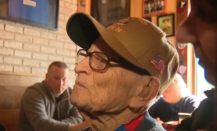 Veteran Celebrates His 103rd Birthday And Credits His Daughters For His Longevity